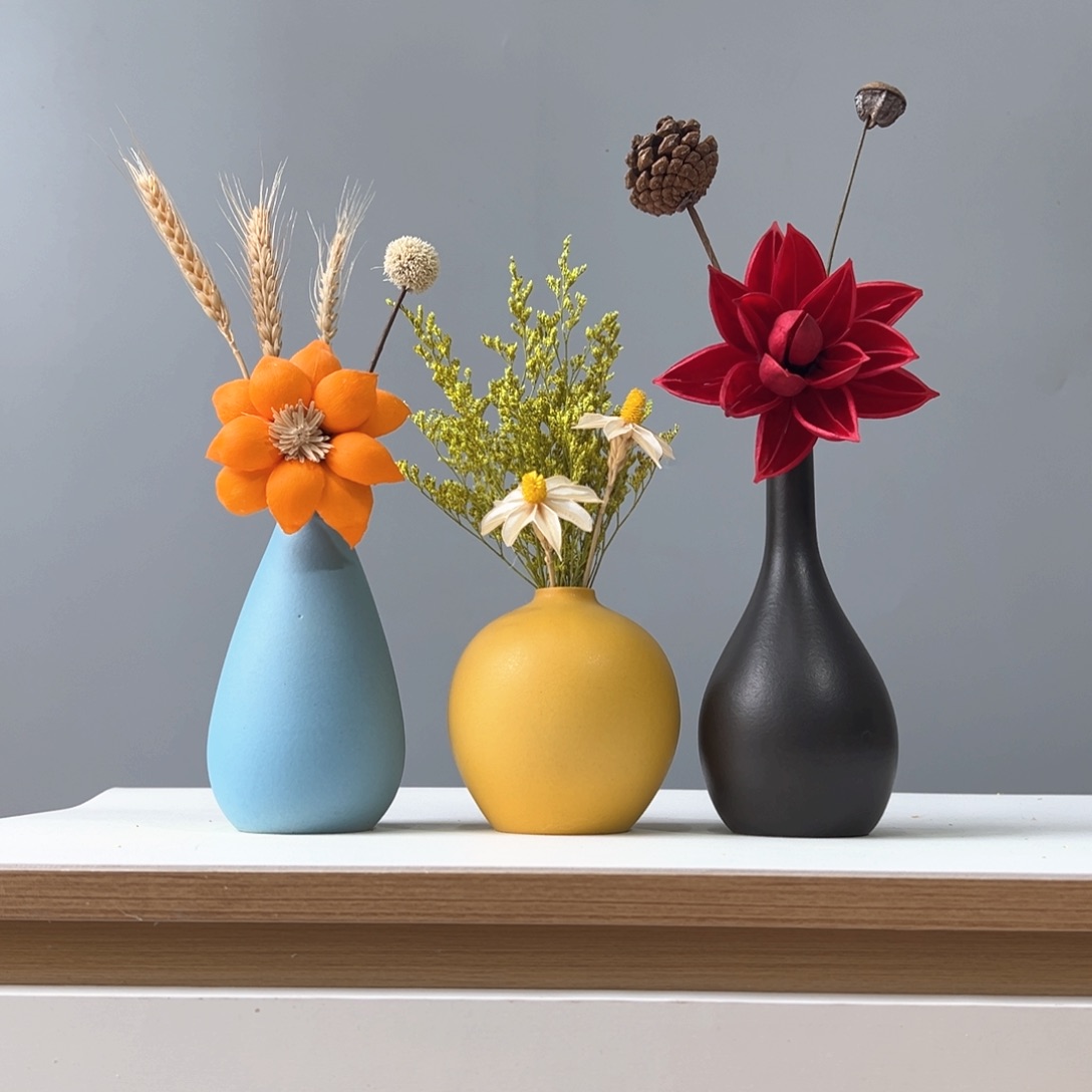 瓶花瓶带花高度20-30厘米左右