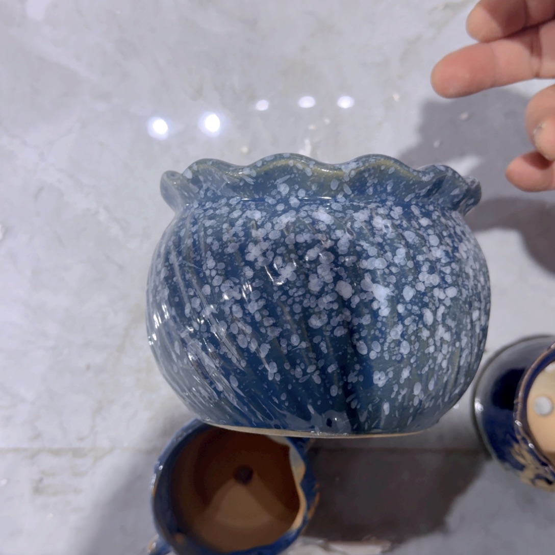 紫砂花盆粗陶盆醋