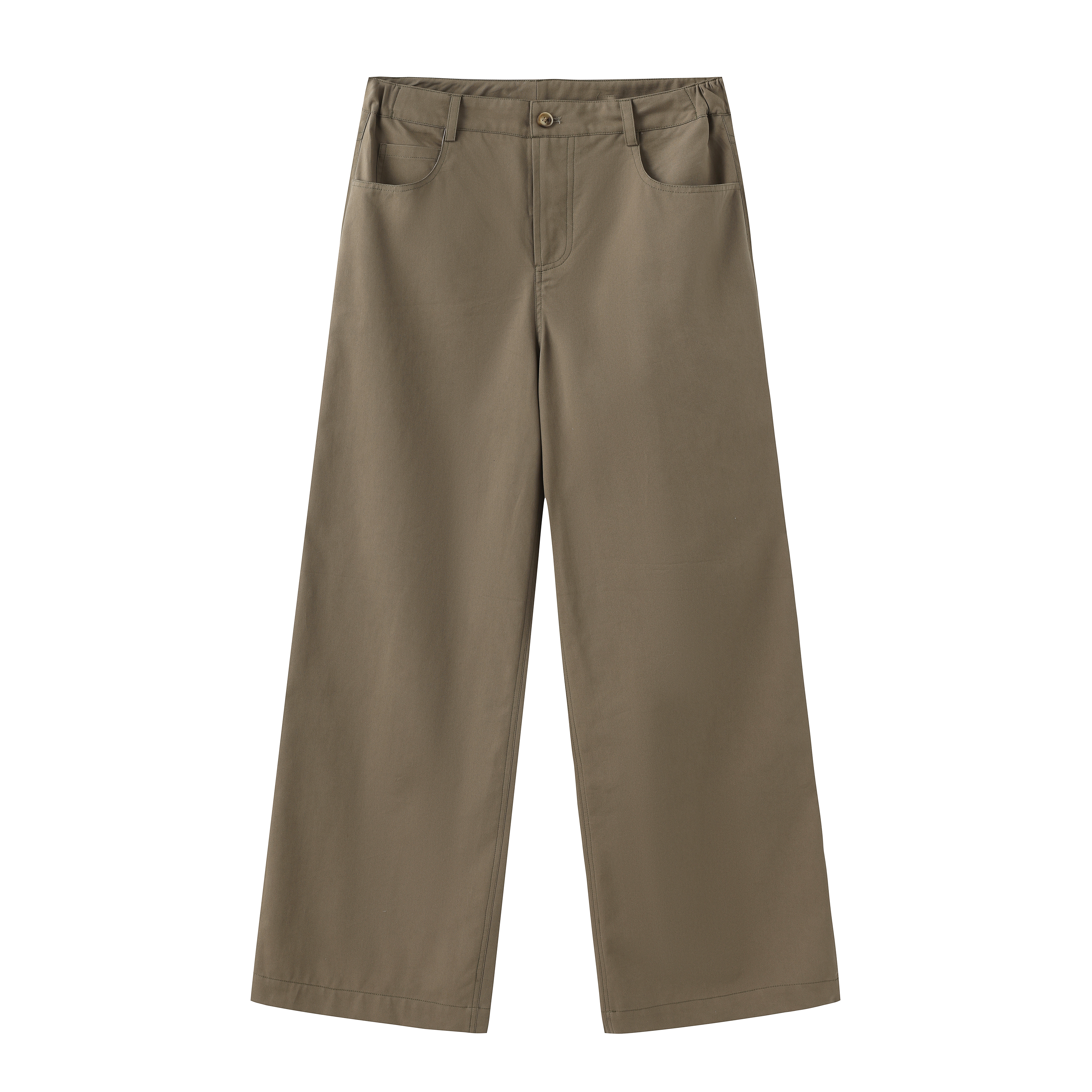 JSTZ 【松弛生长裤】春夏宽松直筒垂感潮流休闲拖地裤 女   P19