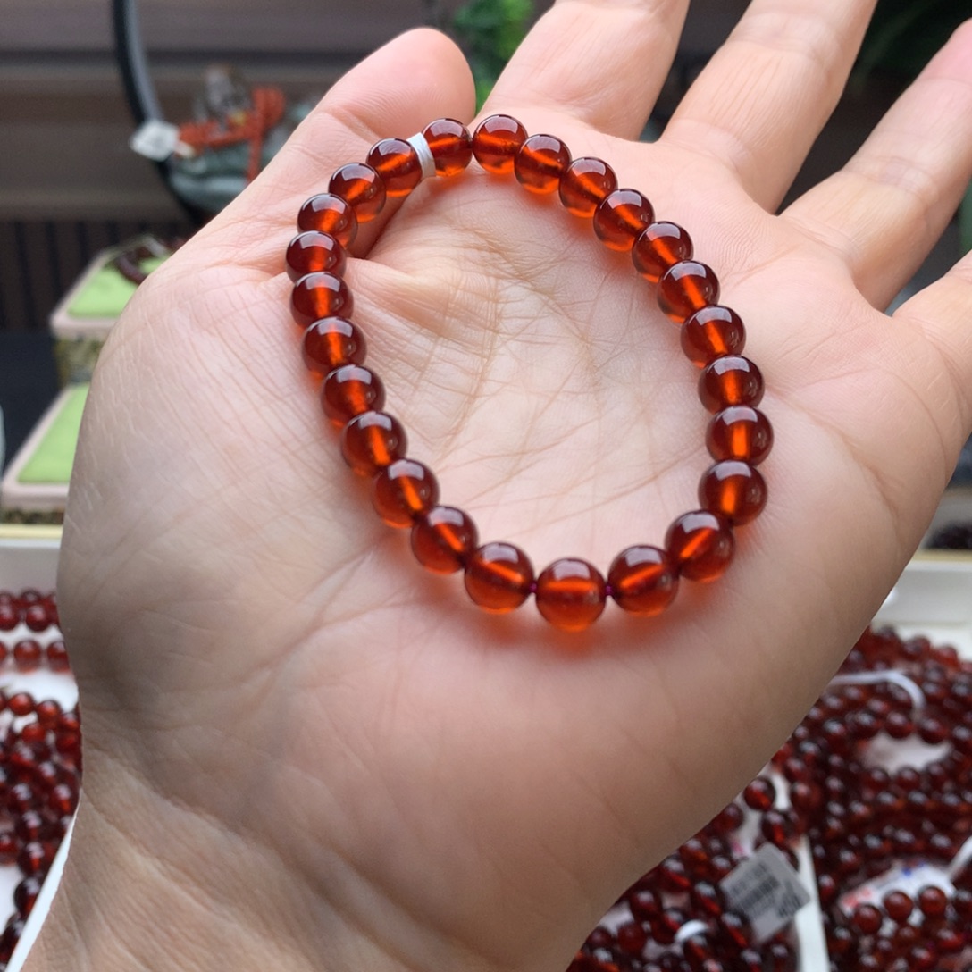 未镶嵌石榴石手串手串7.3