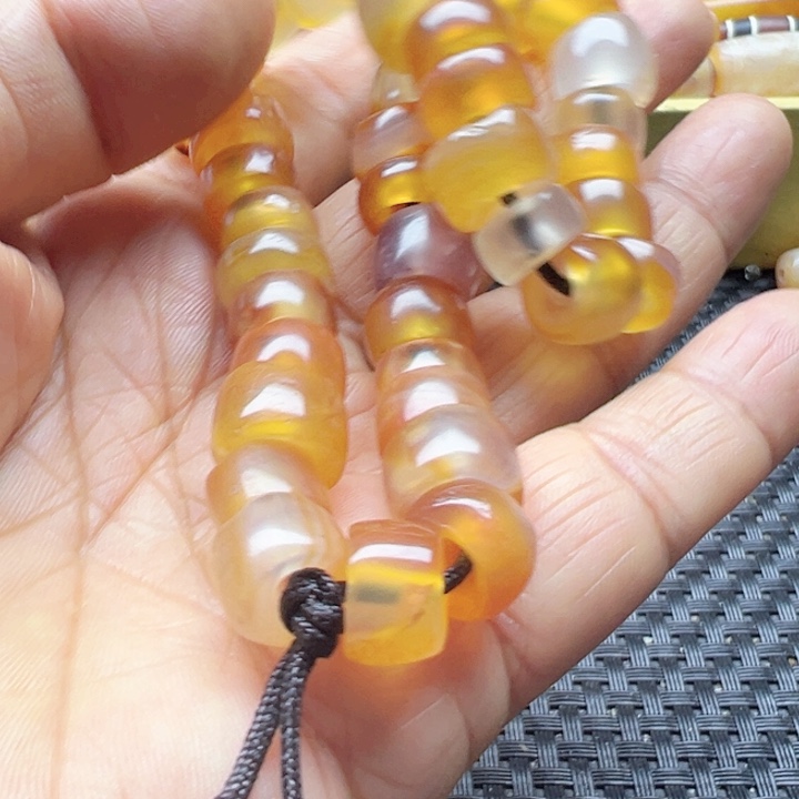 暮***雨玛瑙/玉髓未镶嵌手链