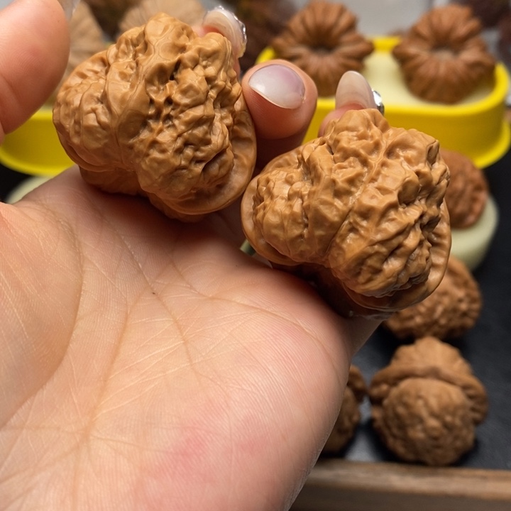 文玩核桃吊坠小*?39.9尺三角蛙