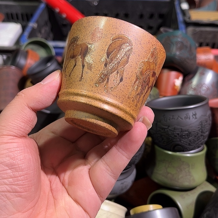 茶杯紫砂全手工紫砂主人杯