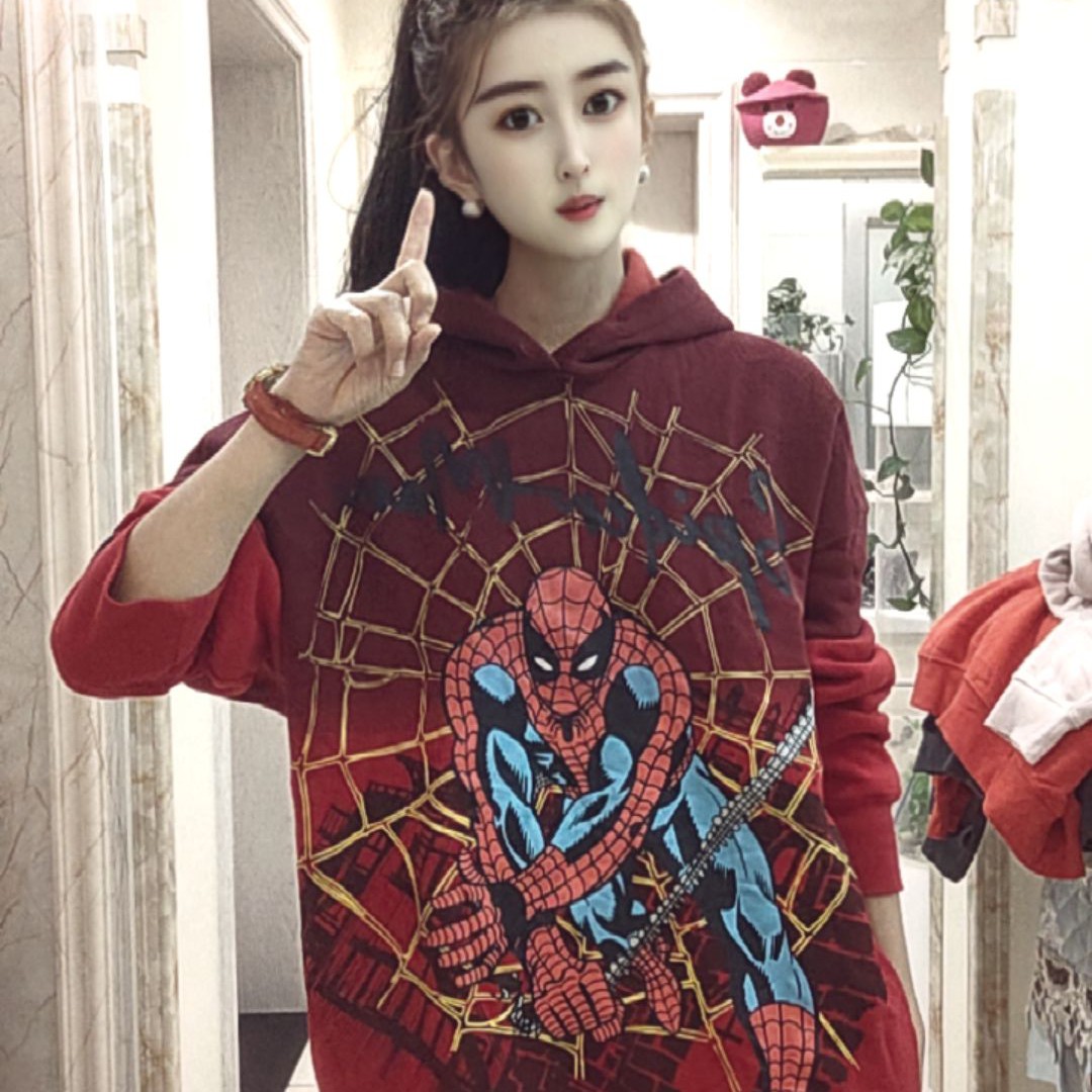 外贸休闲大板潮牌卫衣071（无帽绳）