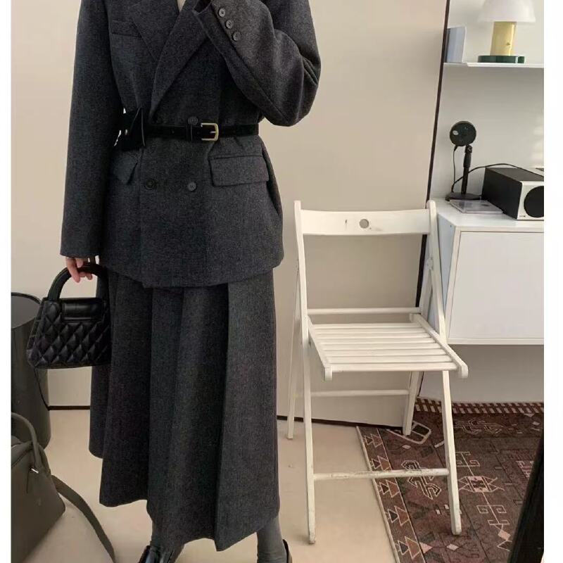 『雨美 Show』1381时尚西装加厚套装