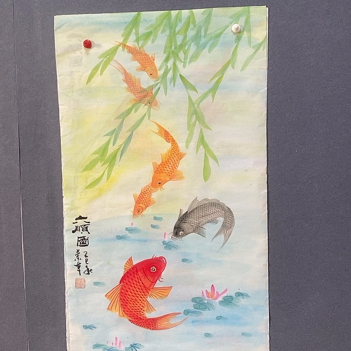 国画王兰章50/100手绘画芯