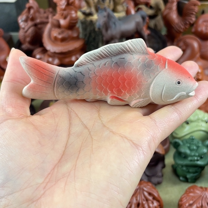 紫砂茶宠紫砂锦鲤