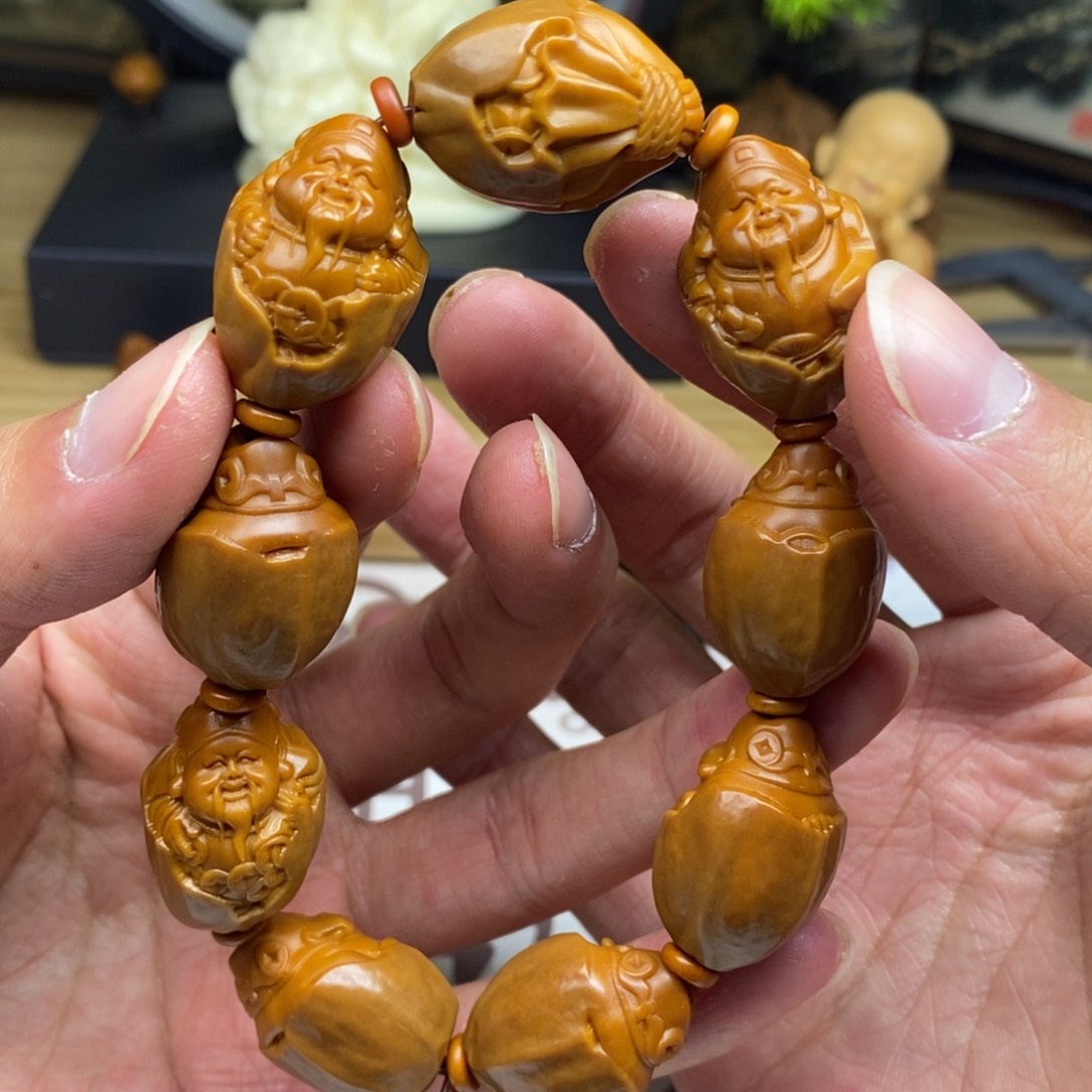 橄榄核手串/手链橄榄核雕工艺手串