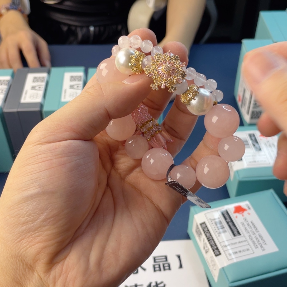 手链水晶银S925镶嵌