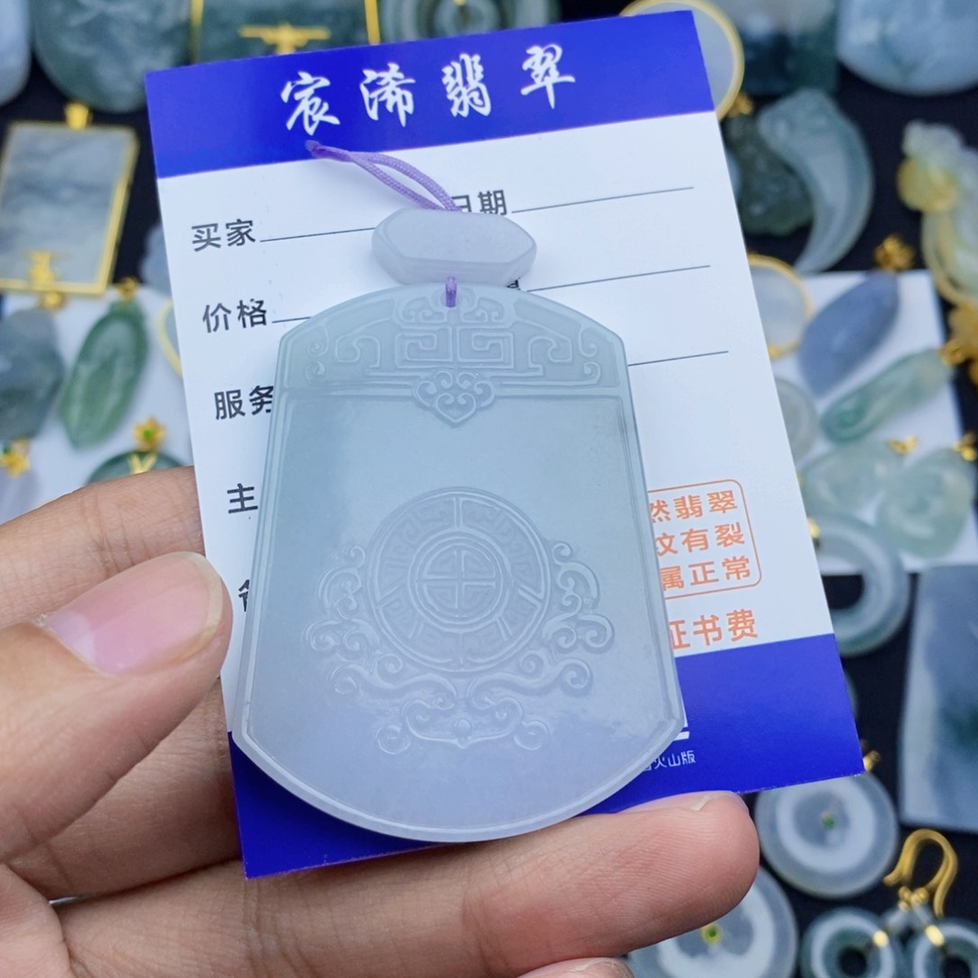 翡翠颈饰未镶嵌翡翠翡翠翡翠