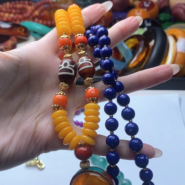 未镶嵌吊坠(不含链)蜜蜡99套装