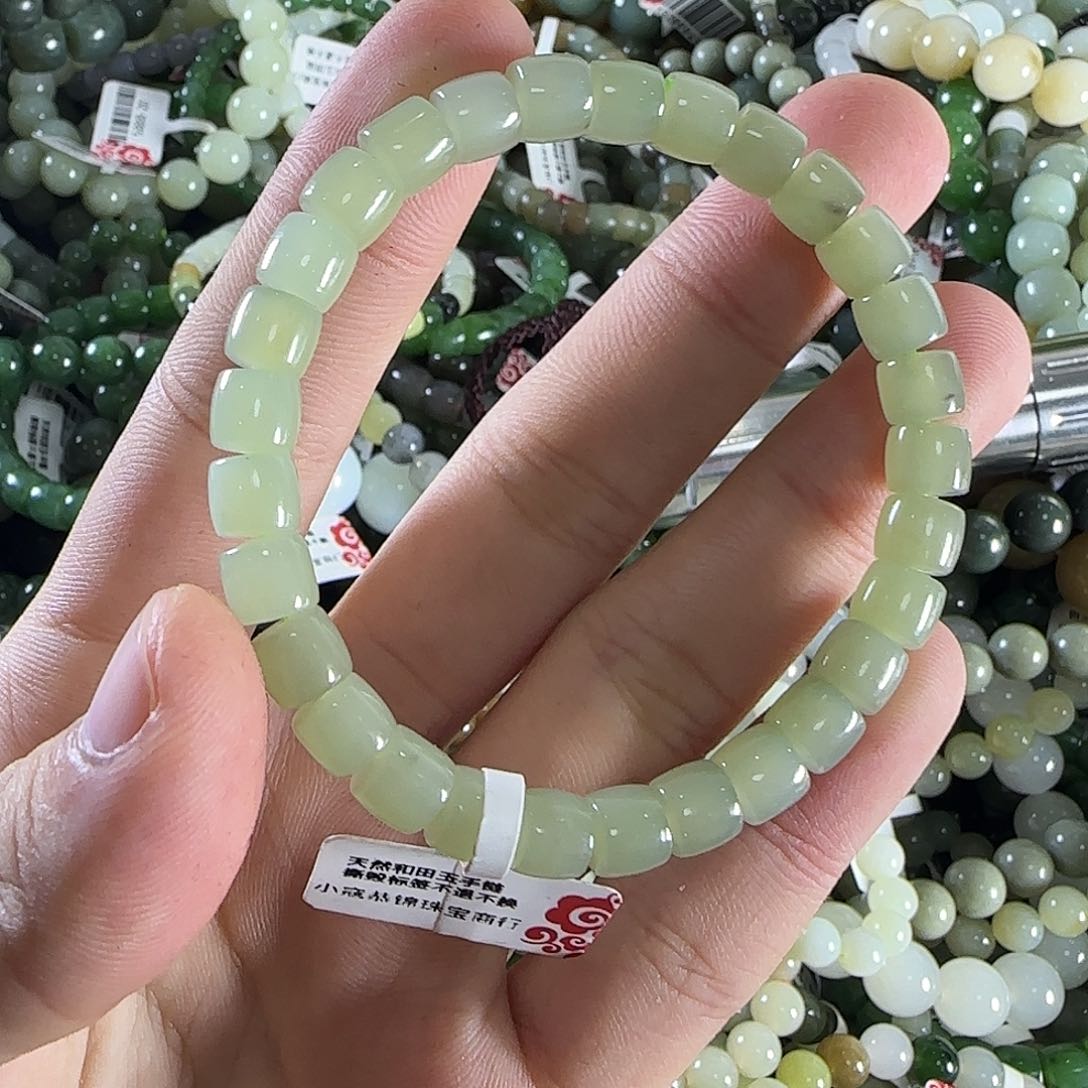 和田玉手链未镶嵌152