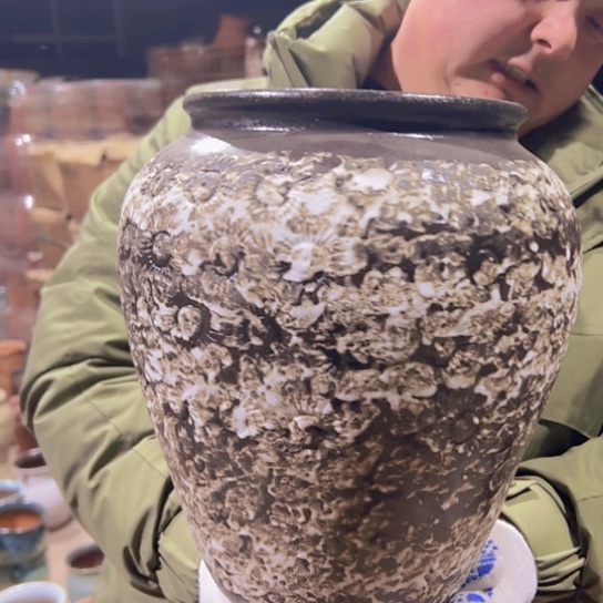 紫砂花盆高30口20—————