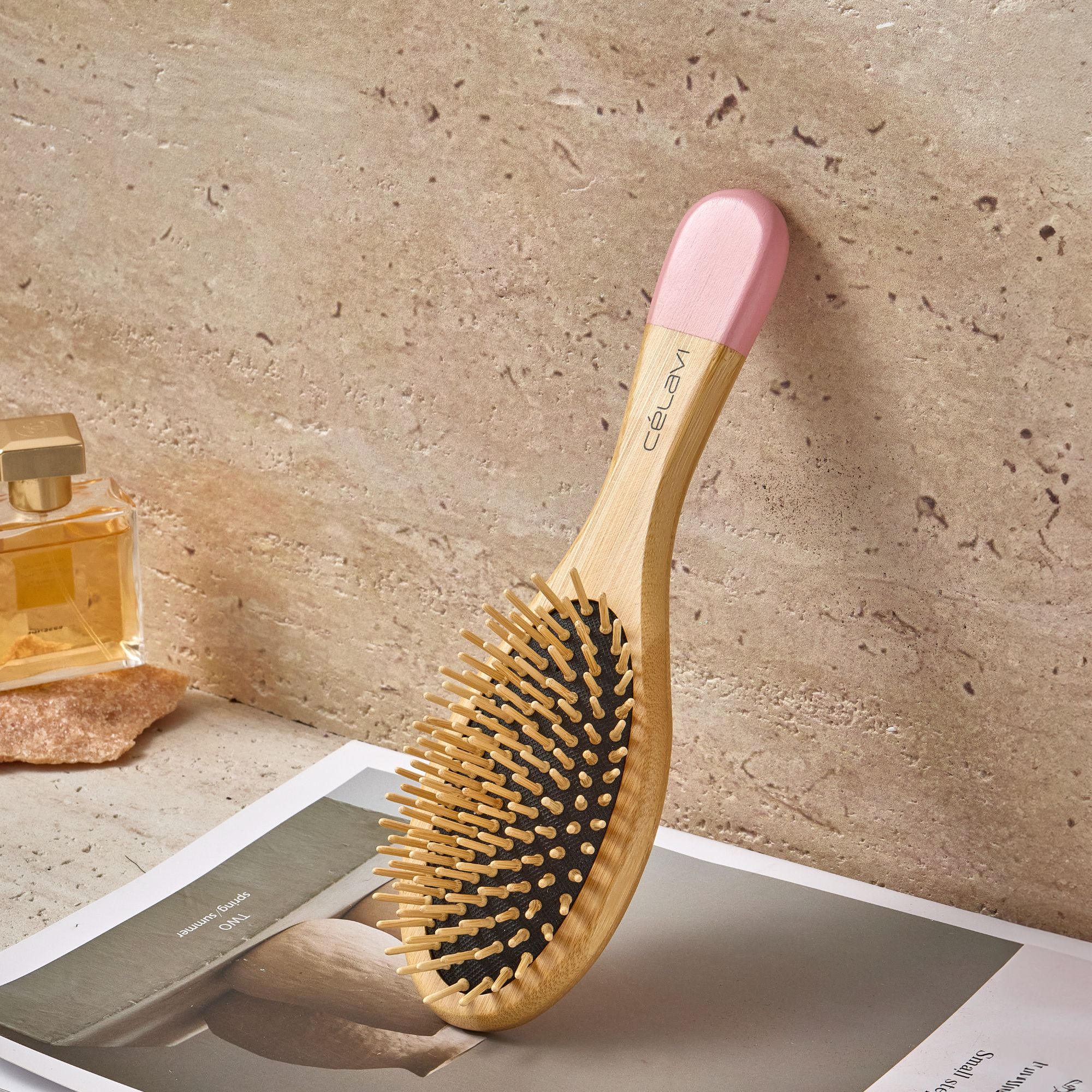 【出口美国】竹尖针按摩梳促进头皮代谢1113               