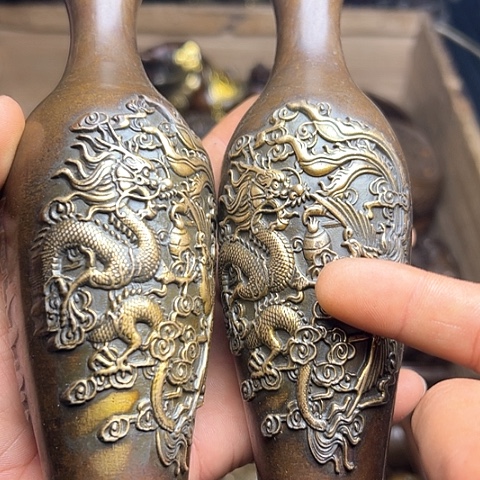 铜制文玩把玩物件