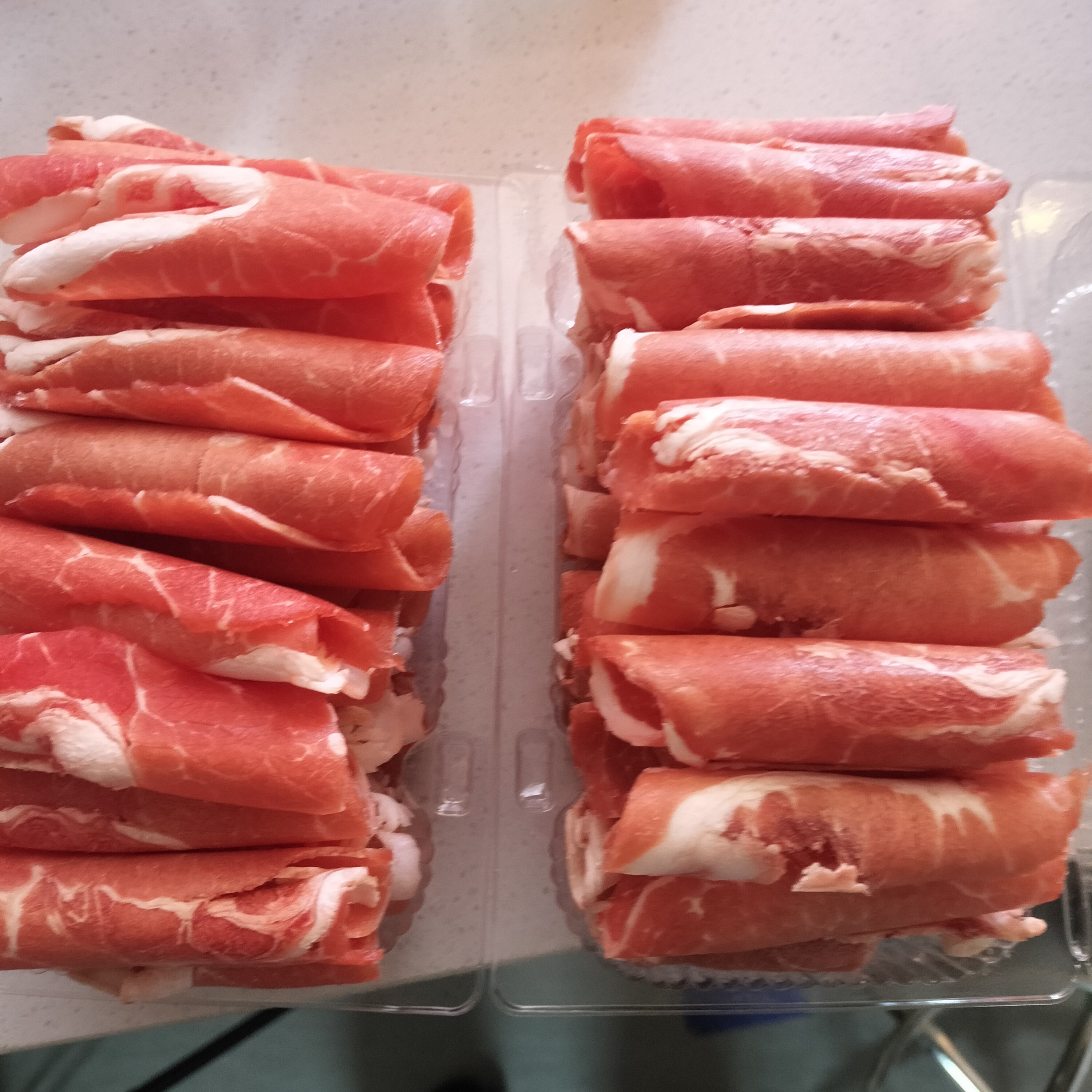 原切牛肉卷，羊肉卷500克