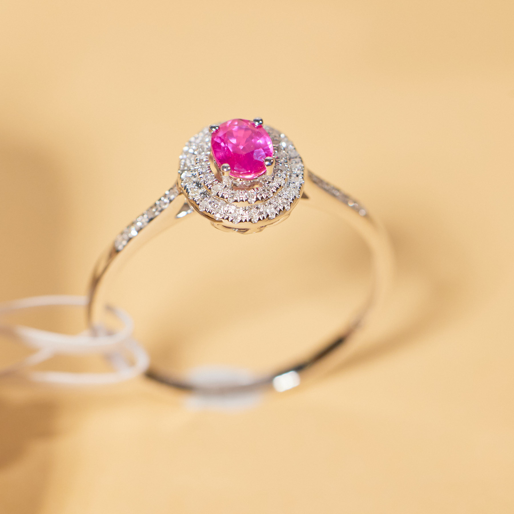 【歪歪】红宝石戒指*18K金镶嵌U9659