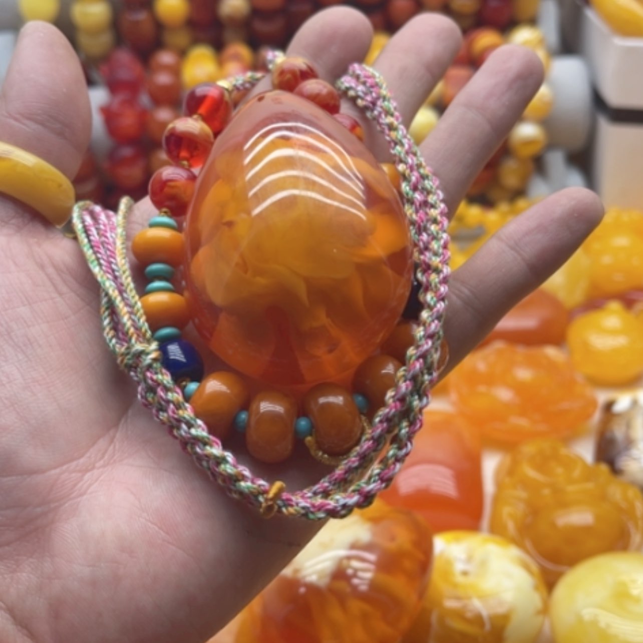 【闪购商品】蜜蜡项链未镶嵌蜜蜡水滴