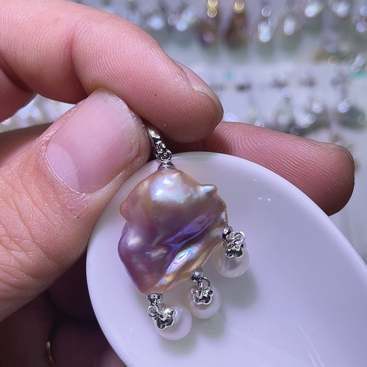 颈饰淡水珍珠未镶嵌02