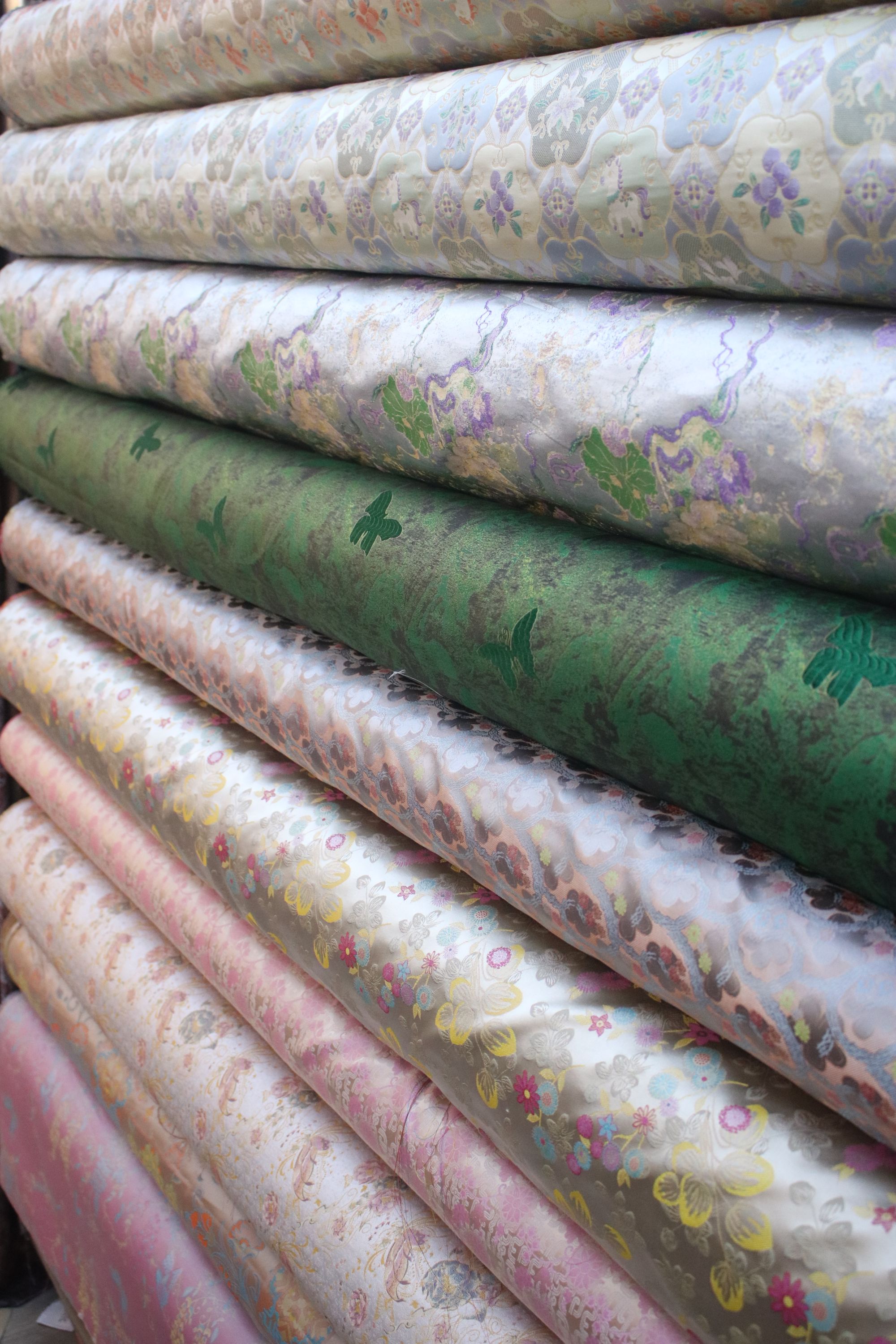 2号链接【玺禾丝绸】桑蚕丝真丝面料 宋锦蜀锦云锦壮锦一经裁剪不退