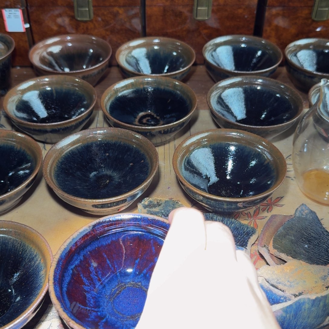 茶盏完整器柴烧紫玉