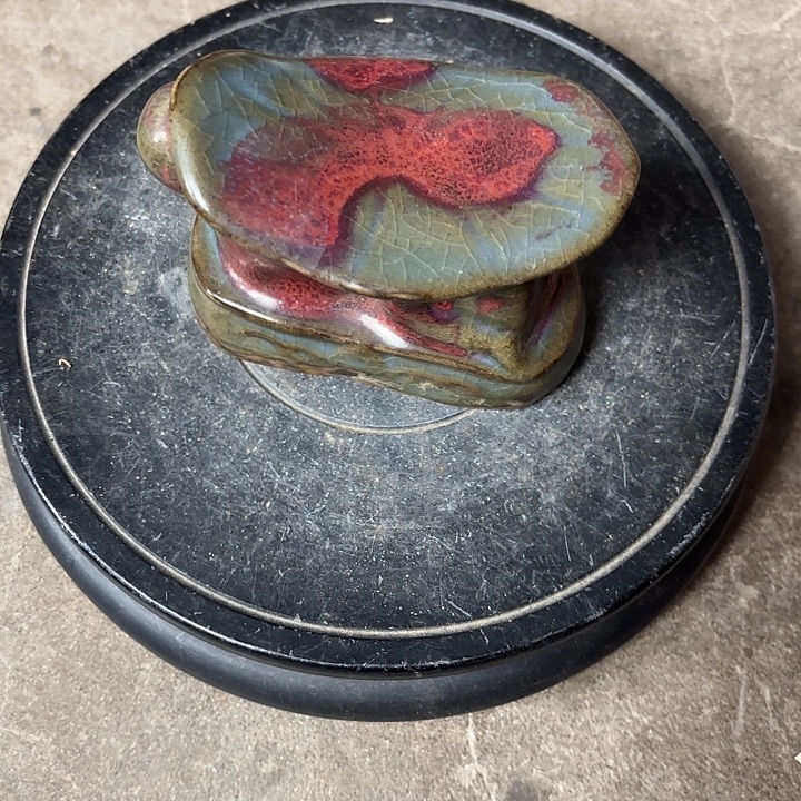 摆件瓷器摆件麦枕