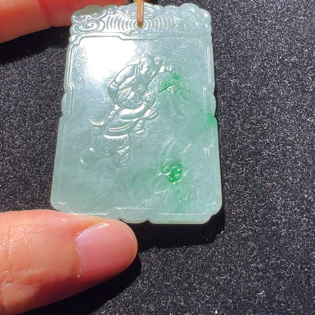 翡翠未镶嵌挂件小****记直播间的服务