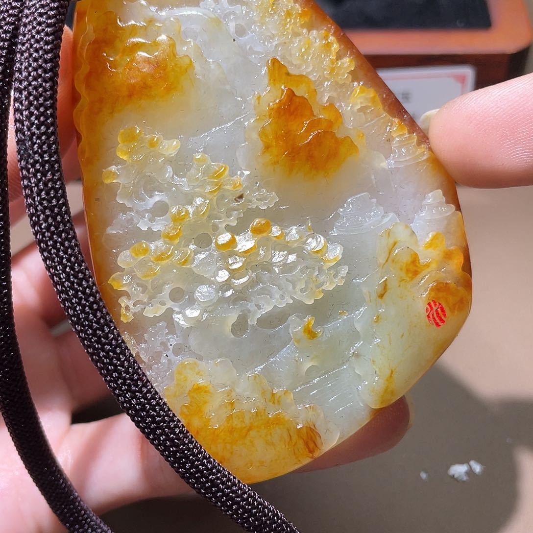 和田玉颈饰未镶嵌Z6