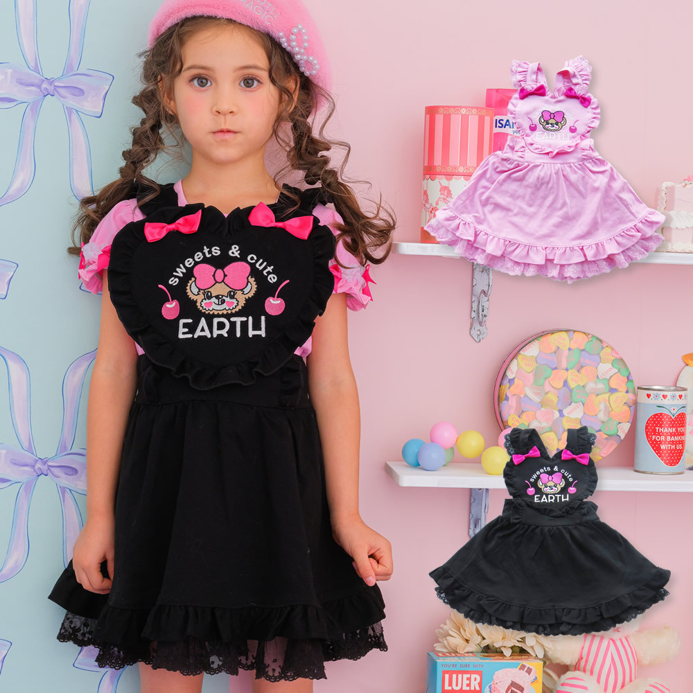 EM夏季新款女童连衣裙日系甜美女宝宝背带裙中小童时尚女裙