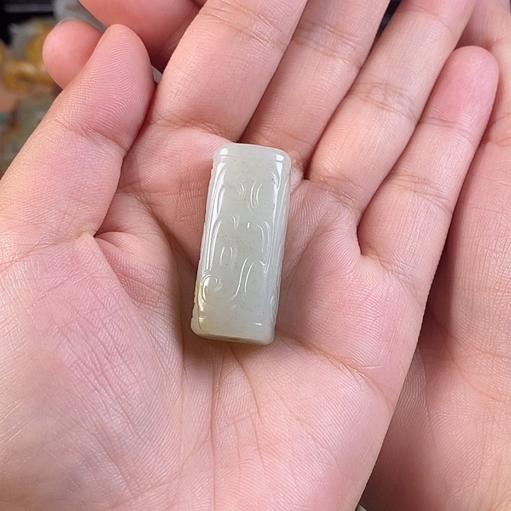 和田玉未镶嵌挂件王**?