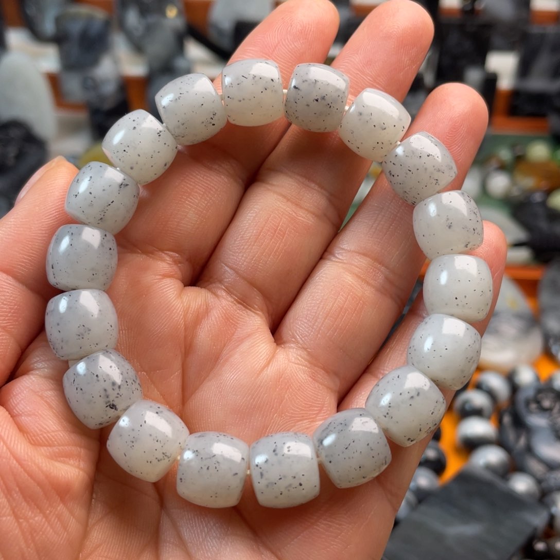 和田玉手串未镶嵌宁**合