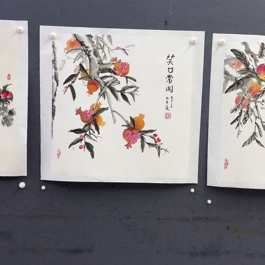 用***7国画李德现四尺斗方艺