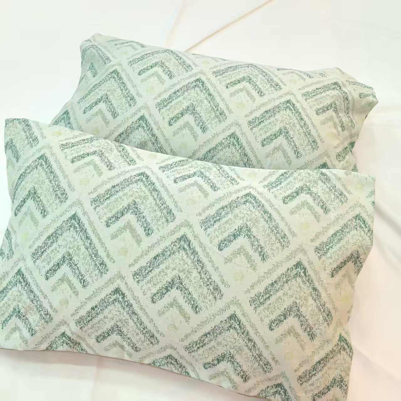 【巴洛克】48*74棉舒适亲肤透气成人枕套一对装四季可用