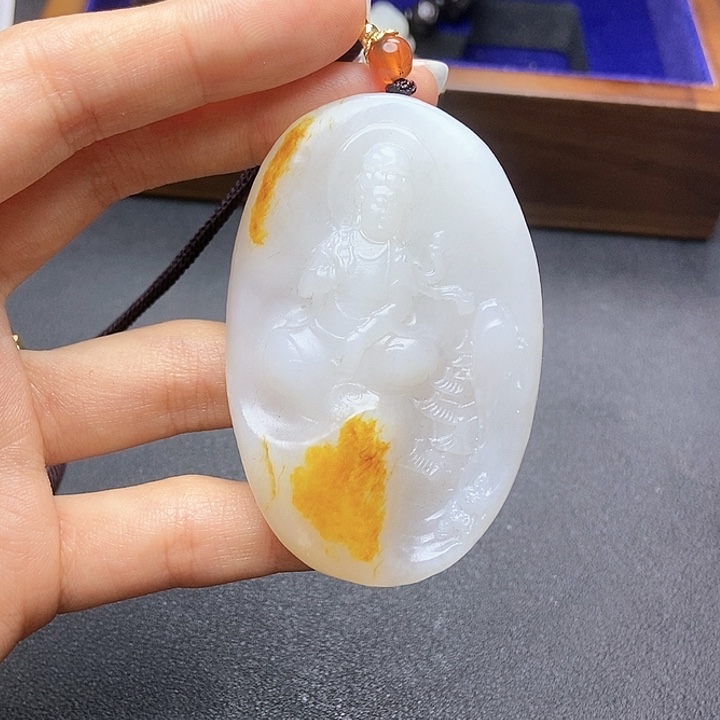 和田玉挂件未镶嵌N