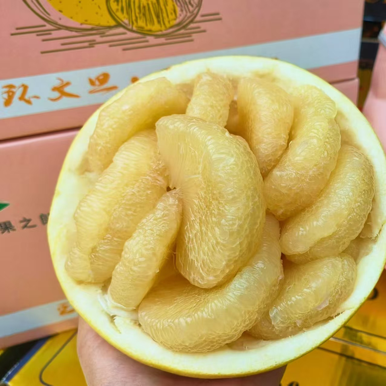 玉环正宗文旦柚2颗装无筋 很甜很嫩新鲜多汁时令水果