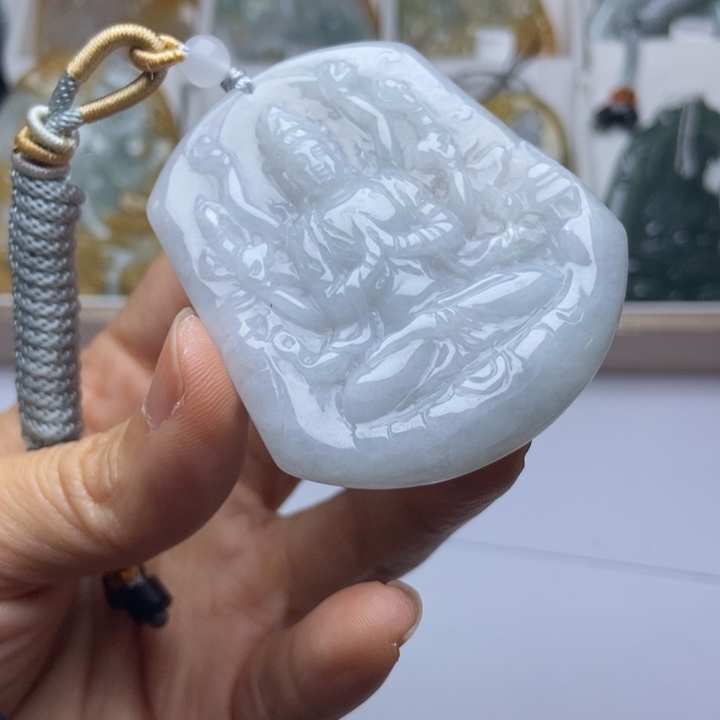 翡翠未镶嵌挂件翡翠