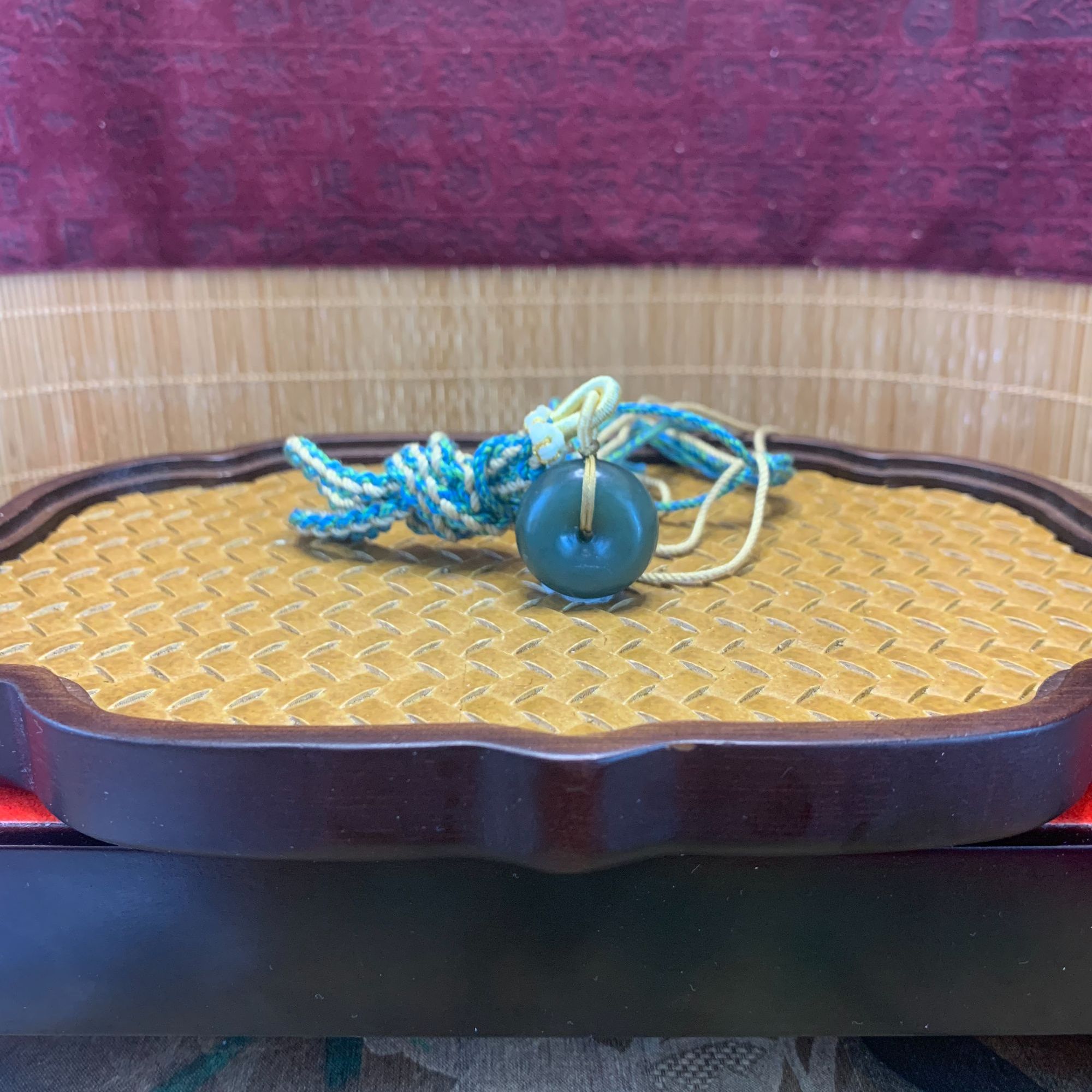 L和田玉平安扣吊坠0806