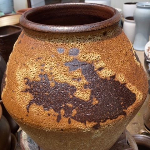 【闪购商品】紫砂花盆高约30口17手工