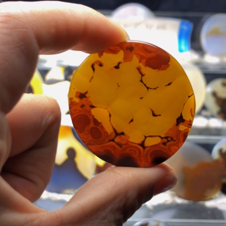 合金玛瑙/玉髓珠宝奇石128