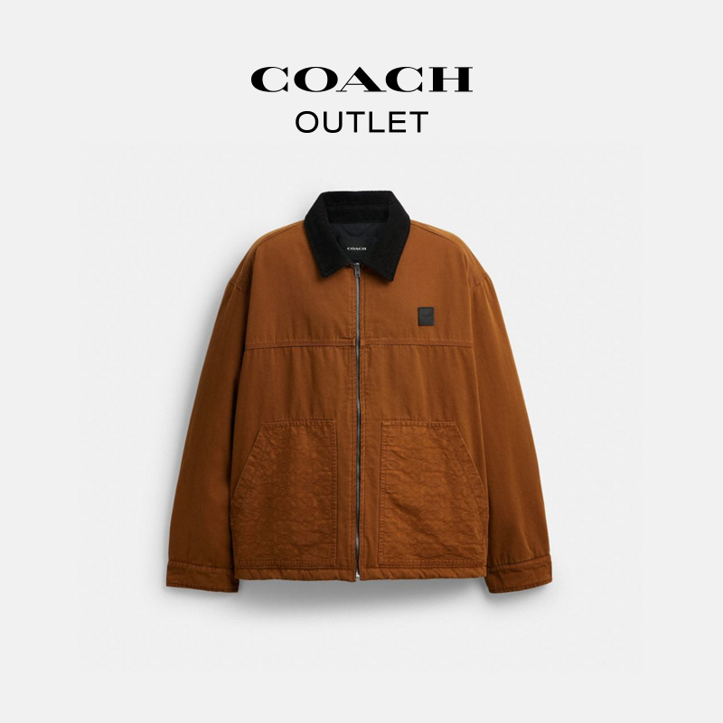 COACH/蔻驰奥莱 绗缝衬里工装夹克