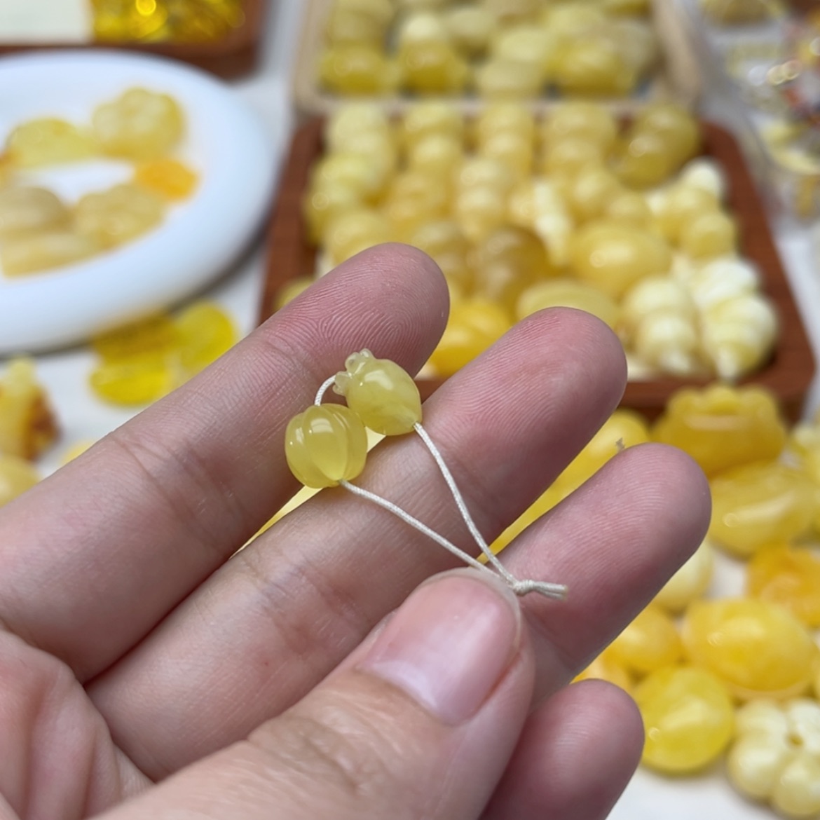 【闪购商品】未镶嵌蜜蜡裸石配饰