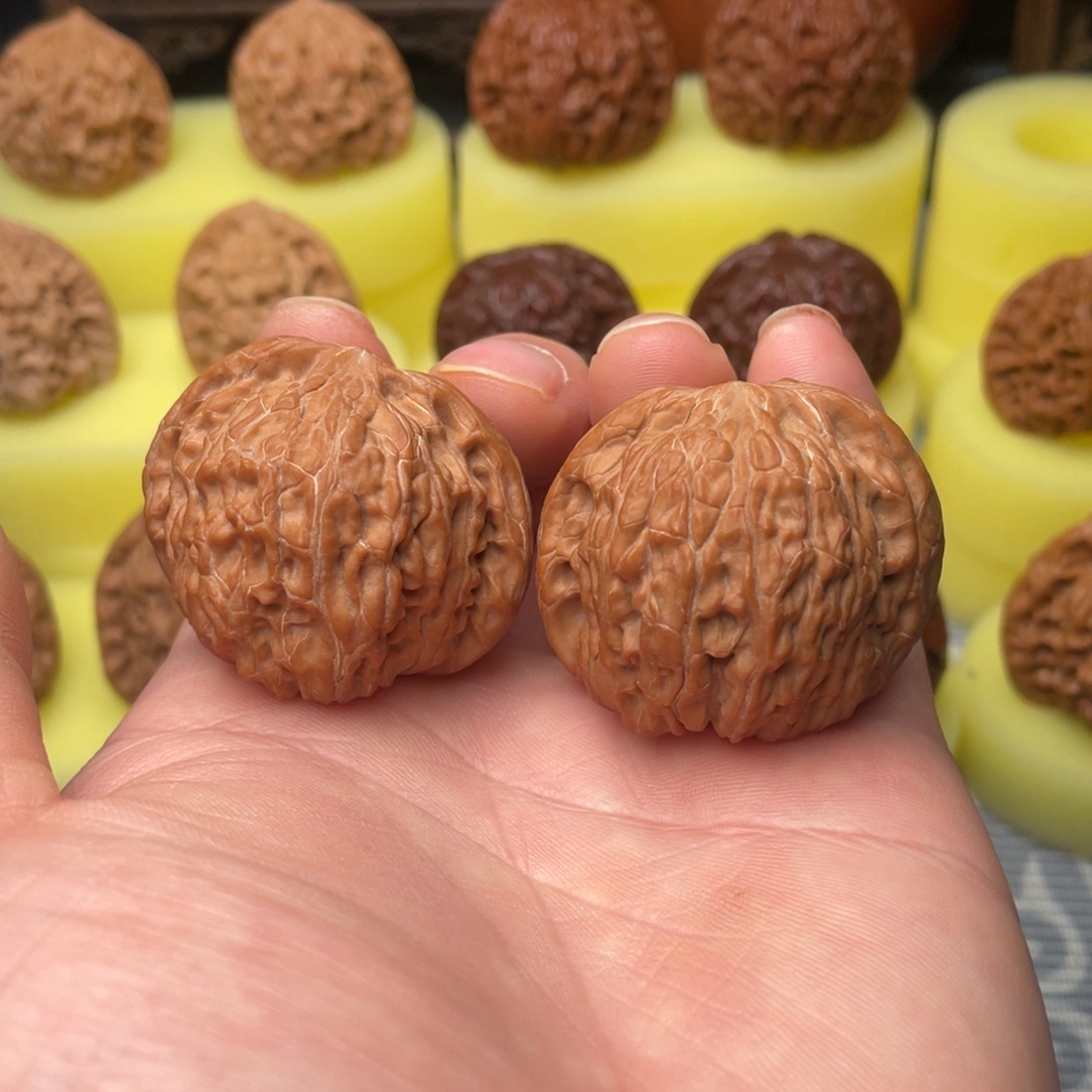 把件文玩核桃39全品磨盘编号820