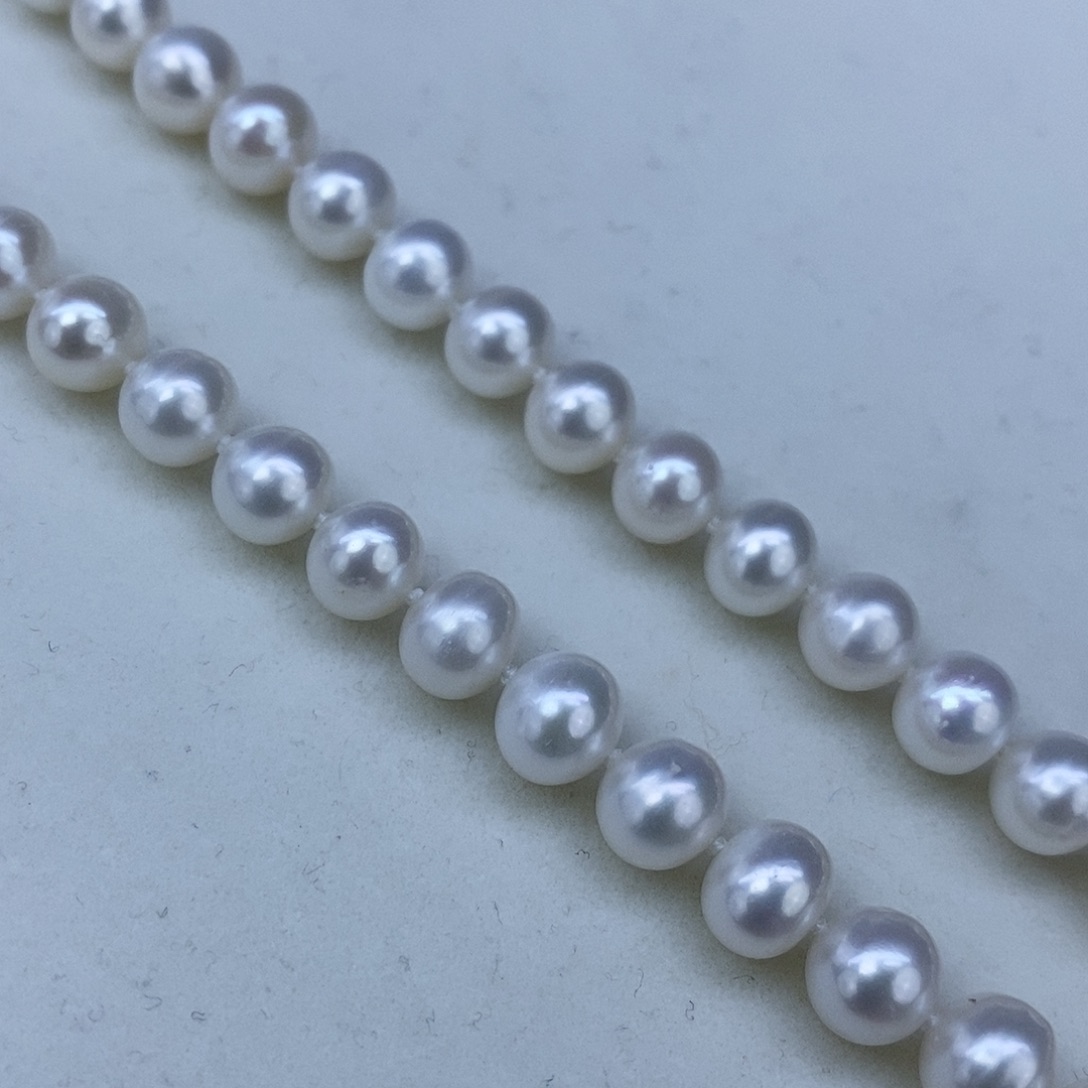淡水珍珠颈饰银S925镶嵌➕7.8