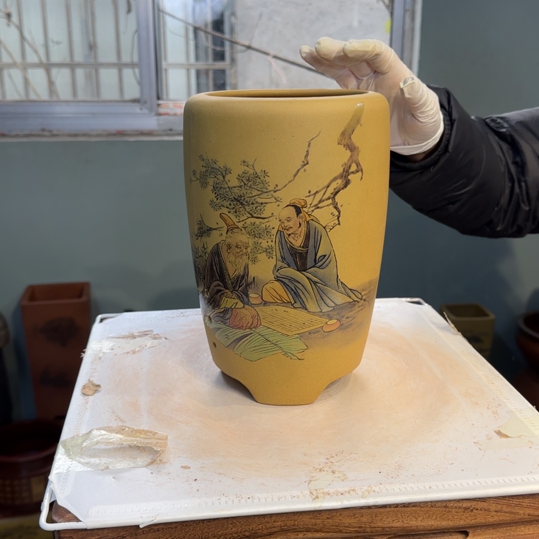 紫砂花盆紫砂口径16