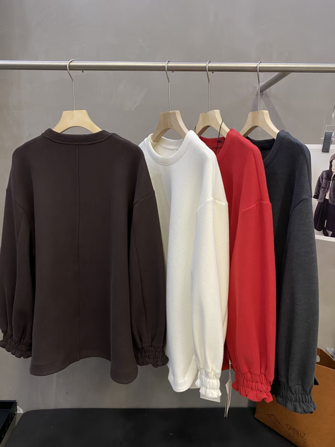 王姐专属-2025冬季新品圆领加绒加厚通勤百搭卫衣【H梅-2686】