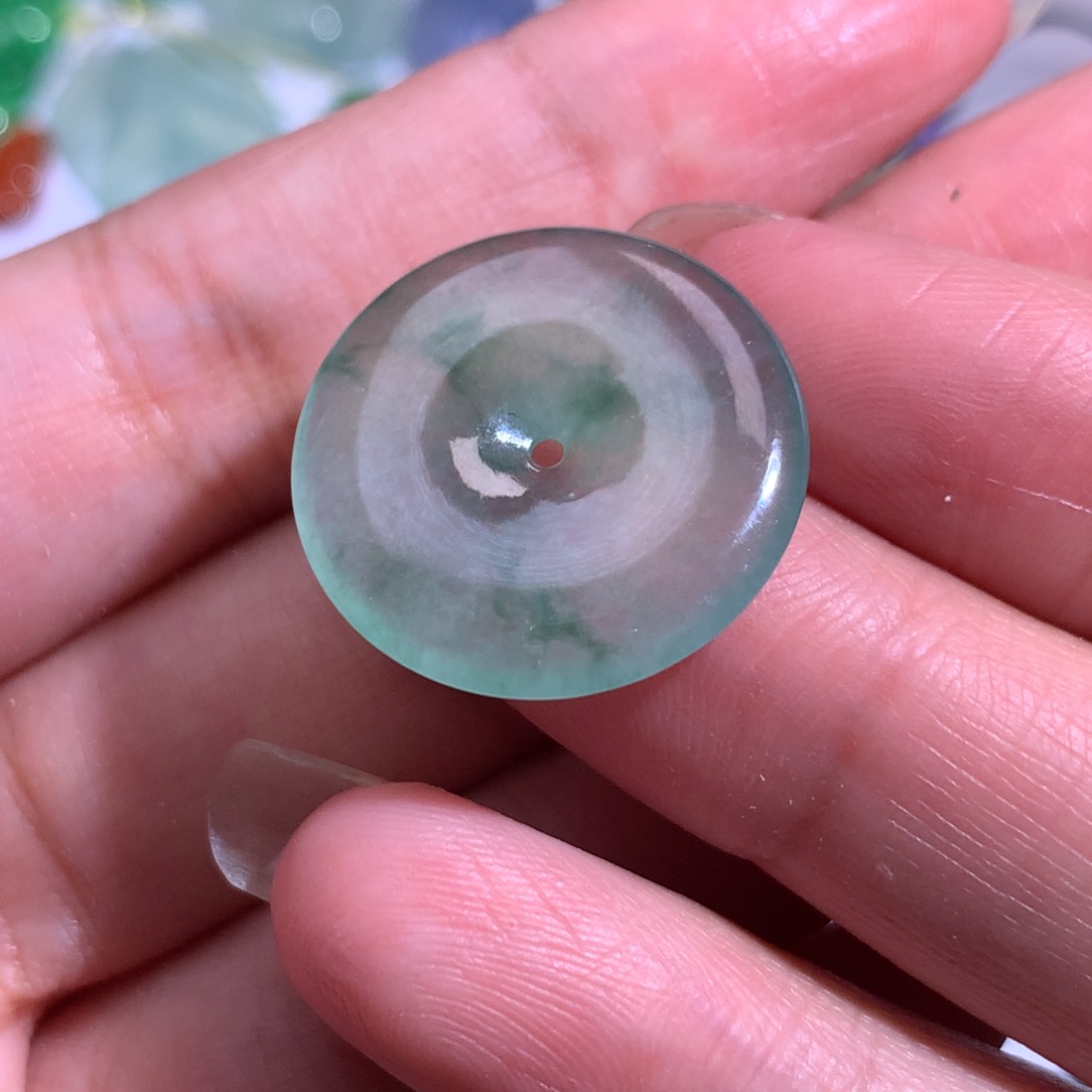 颈饰未镶嵌翡翠扣子 20.7-3.2