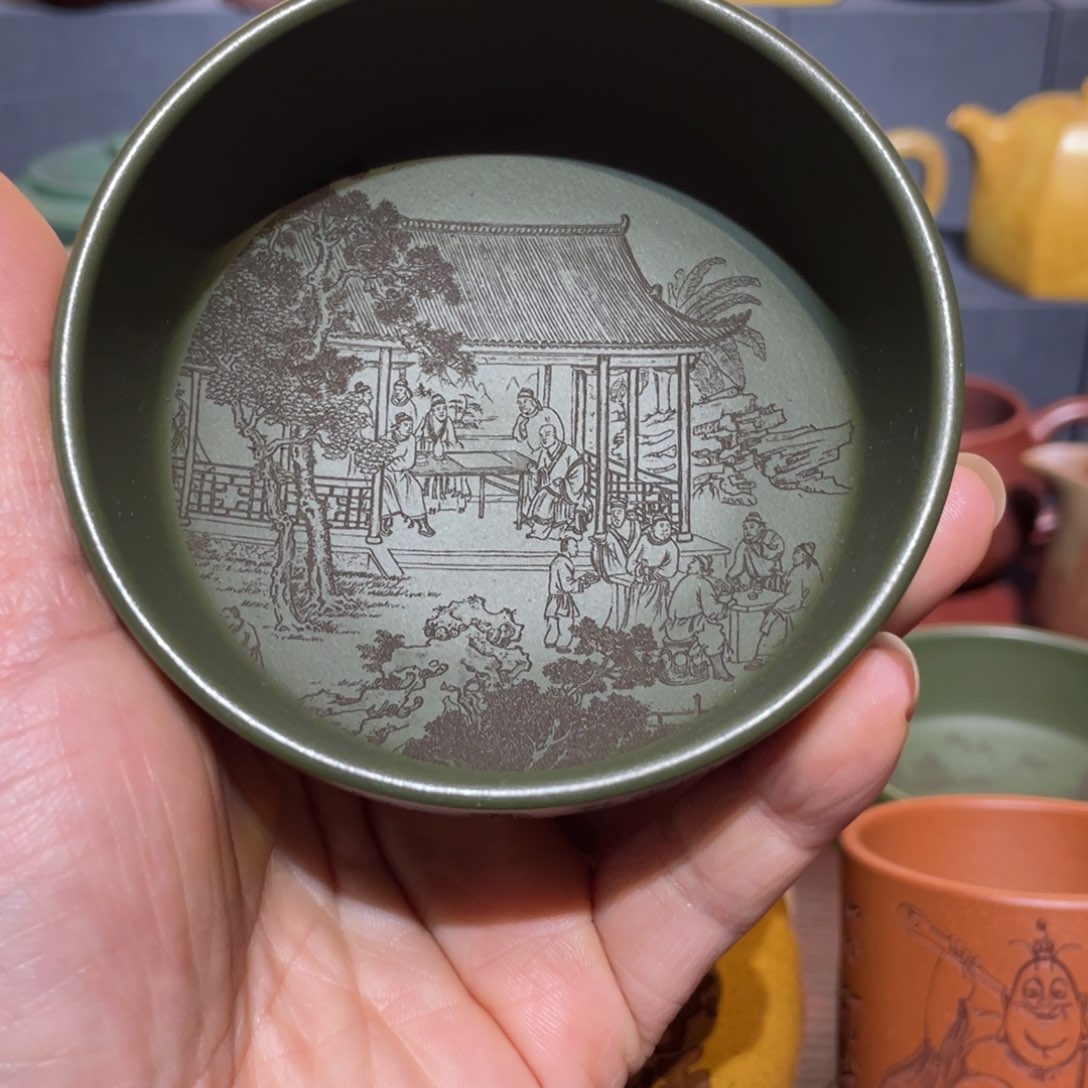 原矿紫砂手工主人杯