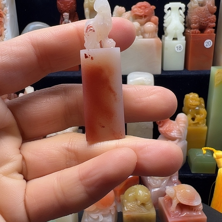 寿山石印石寿山石手工雕刻