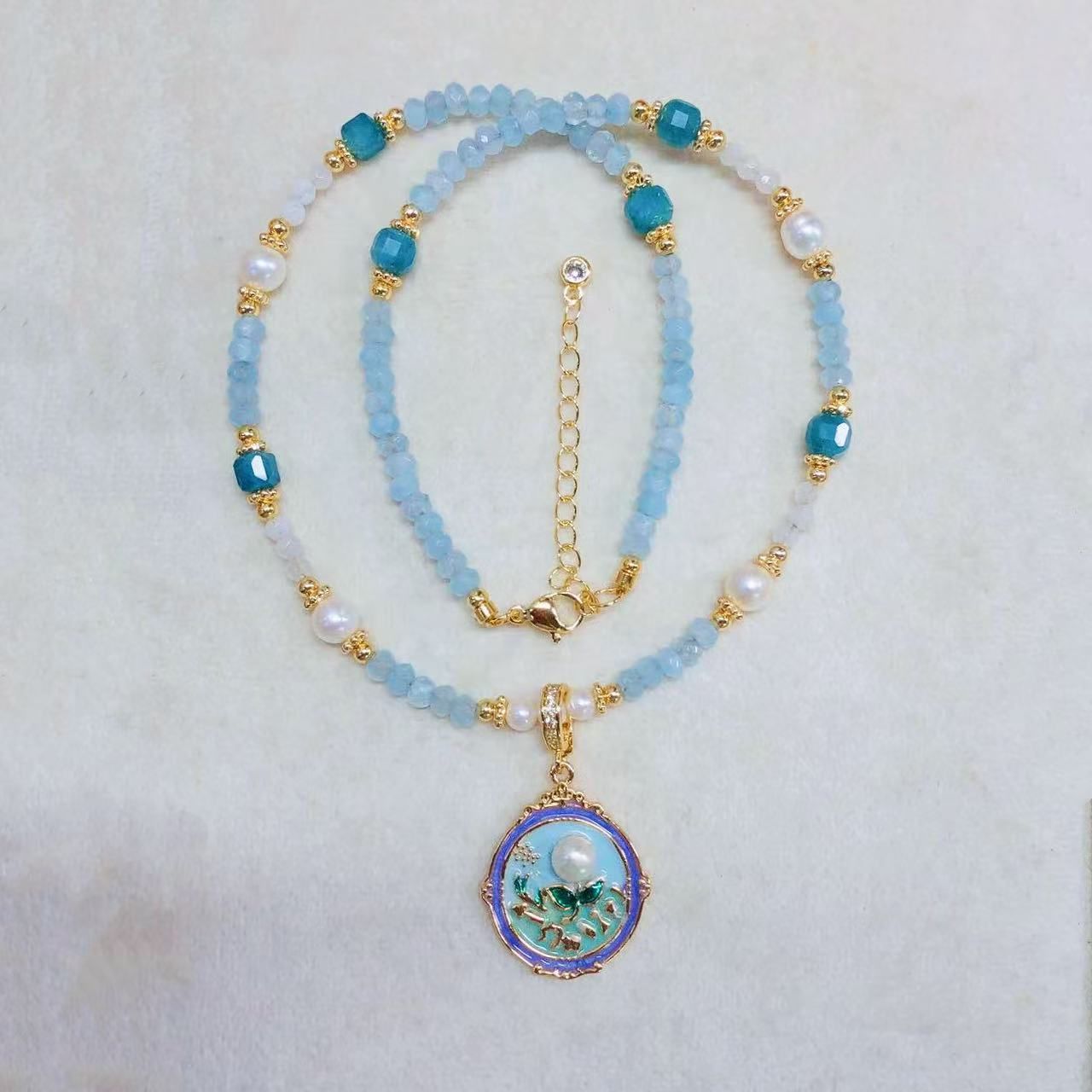 天然淡水珍珠项链    XL3275