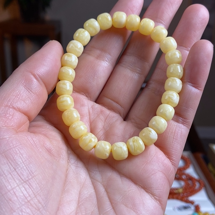 琥珀手链未镶嵌蜜蜡手串8